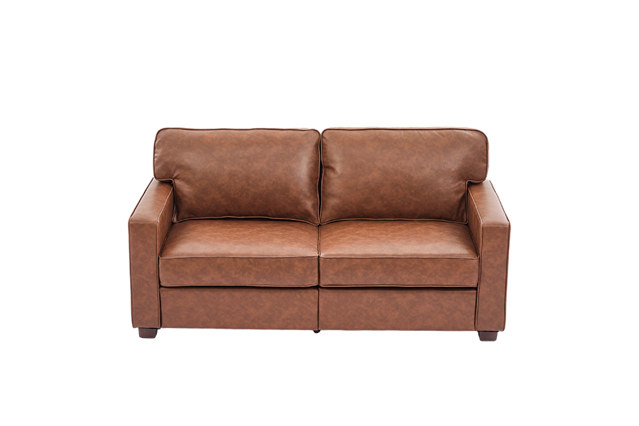 PU konstlädersoffa, stol(SF021-BR-S)/Loveseat(SF021-BR-M)/Soffa(SF021-BR-L)